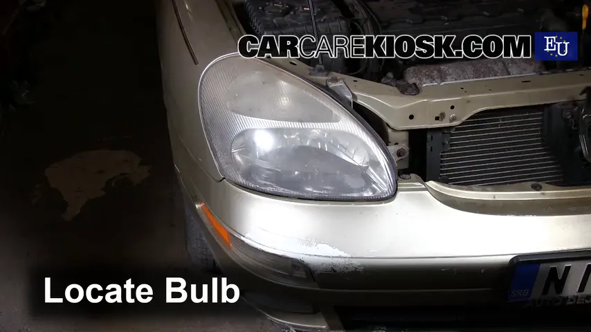 2000 Daewoo Nubira SE 2.0L 4 Cyl. Lights Daytime Running Light (replace bulb)